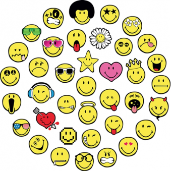 Kinder Stempel Fun Smiley