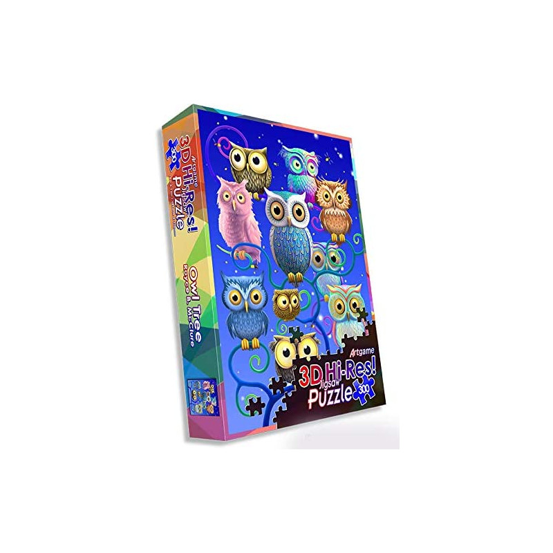 3D Puzzle Eulen, 300 Teile