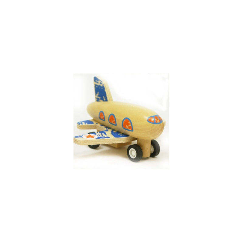 Airplane mit Rückziehmotor