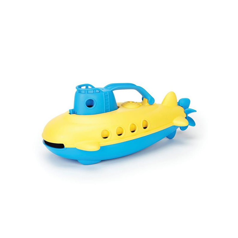 U-Boot mit blauem Griff