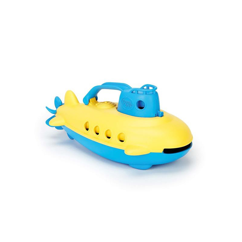 U-Boot mit blauem Griff