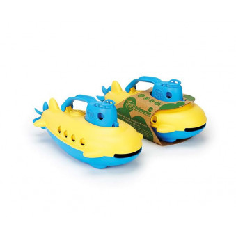 U-Boot mit blauem Griff
