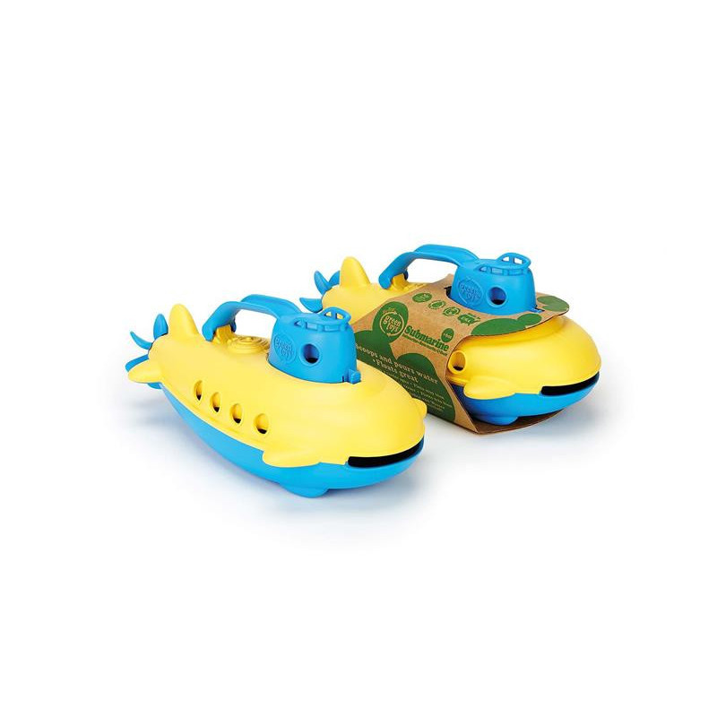 U-Boot mit blauem Griff