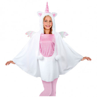 Kinderkostüm Poncho Einhorn
