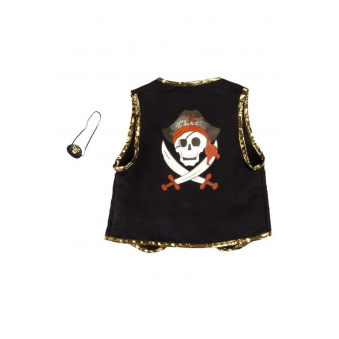 Piratenweste mit Augenklappe