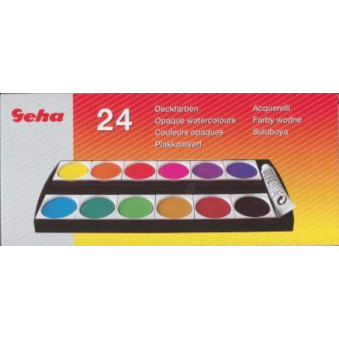 Geha Deckfarbkasten 24er