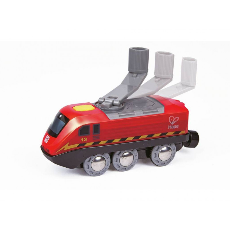 Hape Zug mit Kurbelantrieb