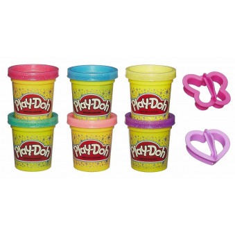 Play-Doh Glitzerknete 8er Pack