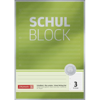 Schulblock A4 Lin 3 Premium