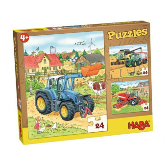 HABA Puzzles Traktor und Co.